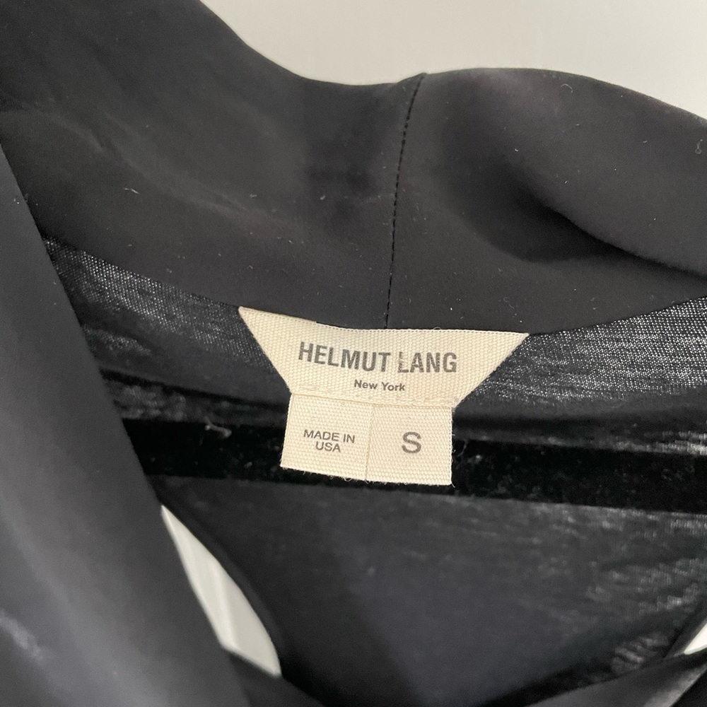 Helmut Lang crop black tank